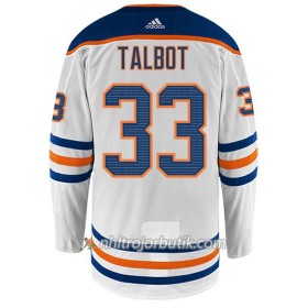 Män Ishockey Edmonton Oilers Tröja CAM TALBOT 33 Adidas Vit Authentic
